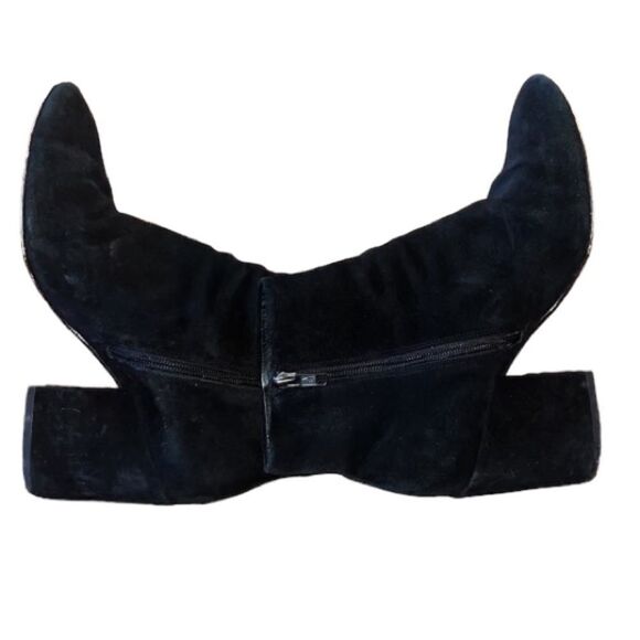 Ash Black Suede Booties Size 9 - Picture 3 of 5